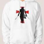 Ανδρικό φούτερ/Brotherhood, hoodie, φούτερ λευκό,,με στάμπα,φούτερ ανδρικό,φούτερ με κουκούλα και τσέπες,φούτερ με εκτύπωση,hoodie,warriors cross,knights templar,brotherhood.