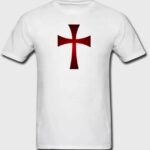 Μπλουζάκι με στάμπα/Knights templar cross