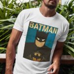 Μπλουζάκι με στάμπα/Batman-white