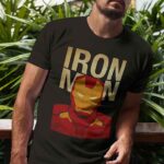 Μπλουζάκι με στάμπα/Ironman-black