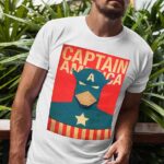Μπλουζάκι με στάμπα/Captain America