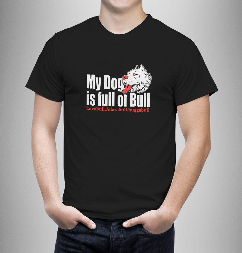 Μπλουζάκι με στάμπα/Bulldog humour