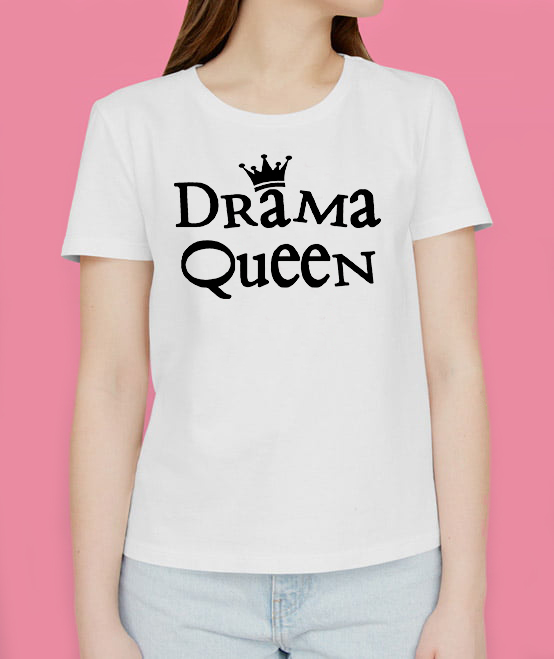 Γυναικείο μπλουζάκι με στάμπα/Dramma Queen