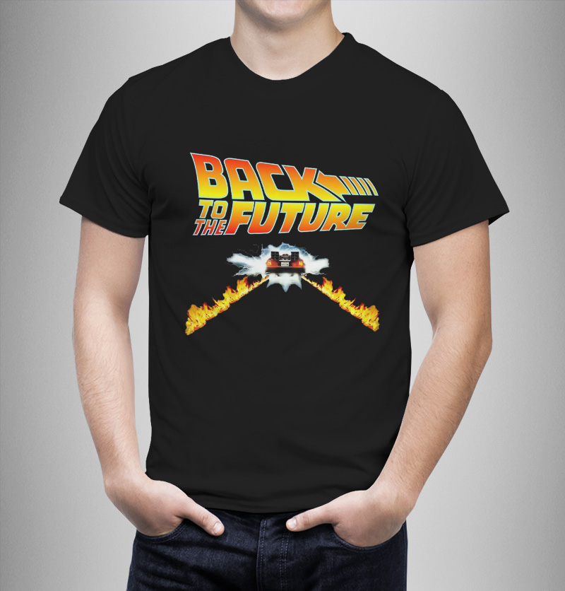 Μπλουζάκι με στάμπα/Back to the future