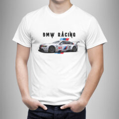 Μπλουζάκι με στάμπα/BMW racing, λευκό μπλουζάκι με στάμπα bmw,αμάξια,γρήγορααυτοκίνητα,αγωνιστικά,μπλουζάκι κοντομάνικο,μπλουζάκι με σχέδιο,t-shirt με σχέδιο,ανδρικό t-shirt,βαμβακερό μπλουζάκι.