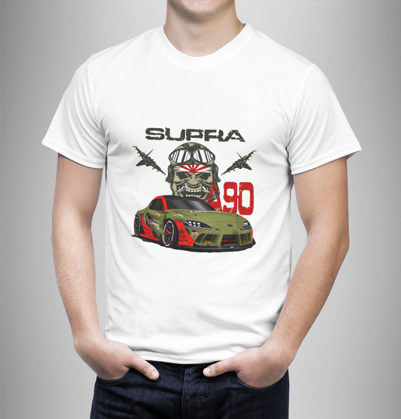 Μπλουζάκι με στάμπα/Supra military