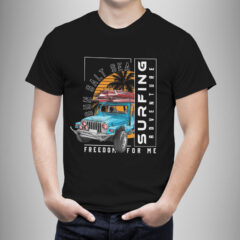 Μπλουζάκι με στάμπα/Surfing truck, μαύρο μπλουζάκι με στάμπα αμάξια,αυτοκίνητα,surfing,california,μπλουζάκι κοντομάνικο,μπλουζάκι με σχέδιο,t-shirt με σχέδιο,ανδρικό t-shirt,βαμβακερό μπλουζάκι.