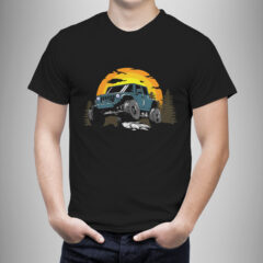 Μπλουζάκι με στάμπα/Forest Jeep , μαύρο μπλουζάκι με στάμπα αμάξι,αυτοκίνητα,Τζίπ,jeep,μπλουζάκι κοντομάνικο,μπλουζάκι με σχέδιο,t-shirt με σχέδιο,ανδρικό t-shirt,βαμβακερό μπλουζάκι.