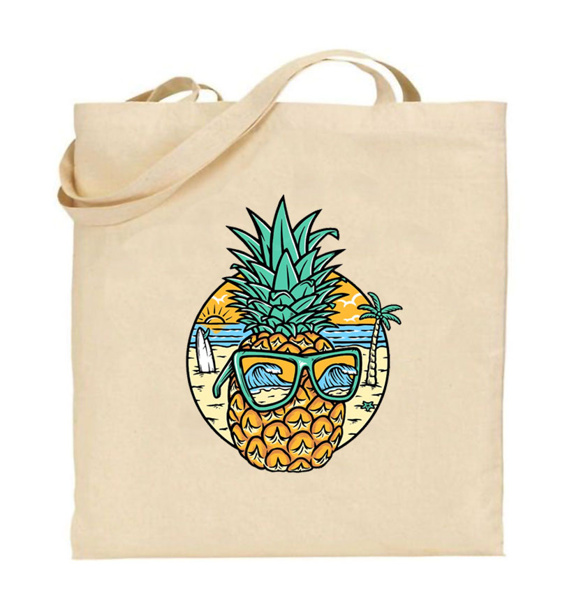 Τσάντα tote/Pinapple glasses