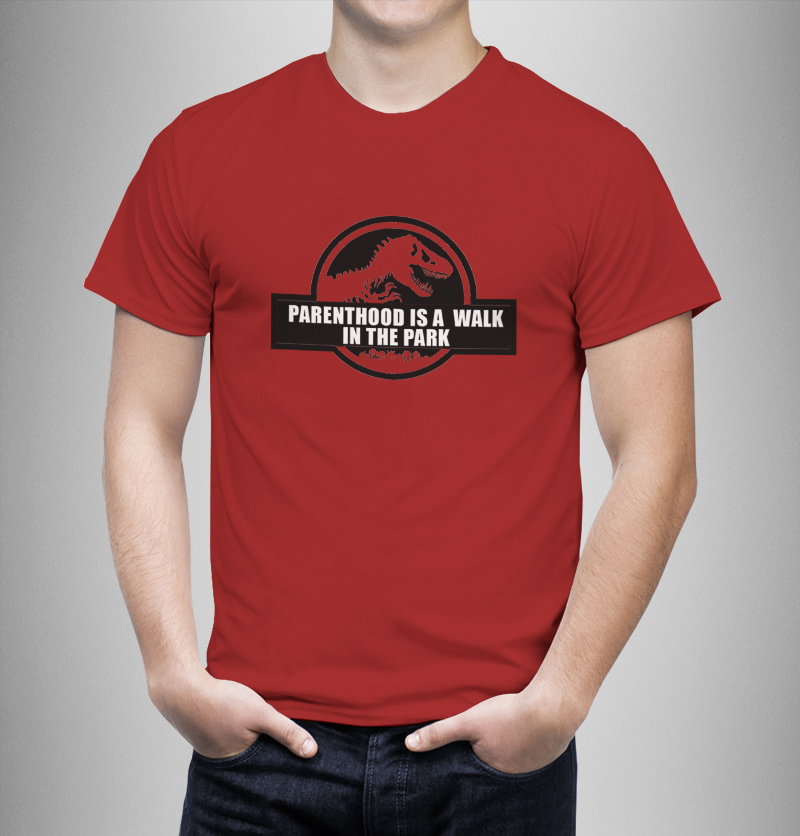 Μπλουζάκι με στάμπα/Parenthood Jurassic park