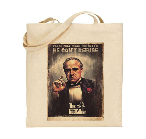 Τσάντα tote/The godfather poster