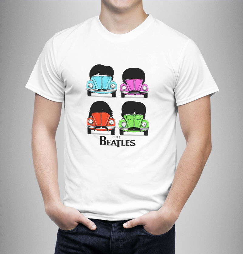 Μπλουζάκι με στάμπα/Beatles cars