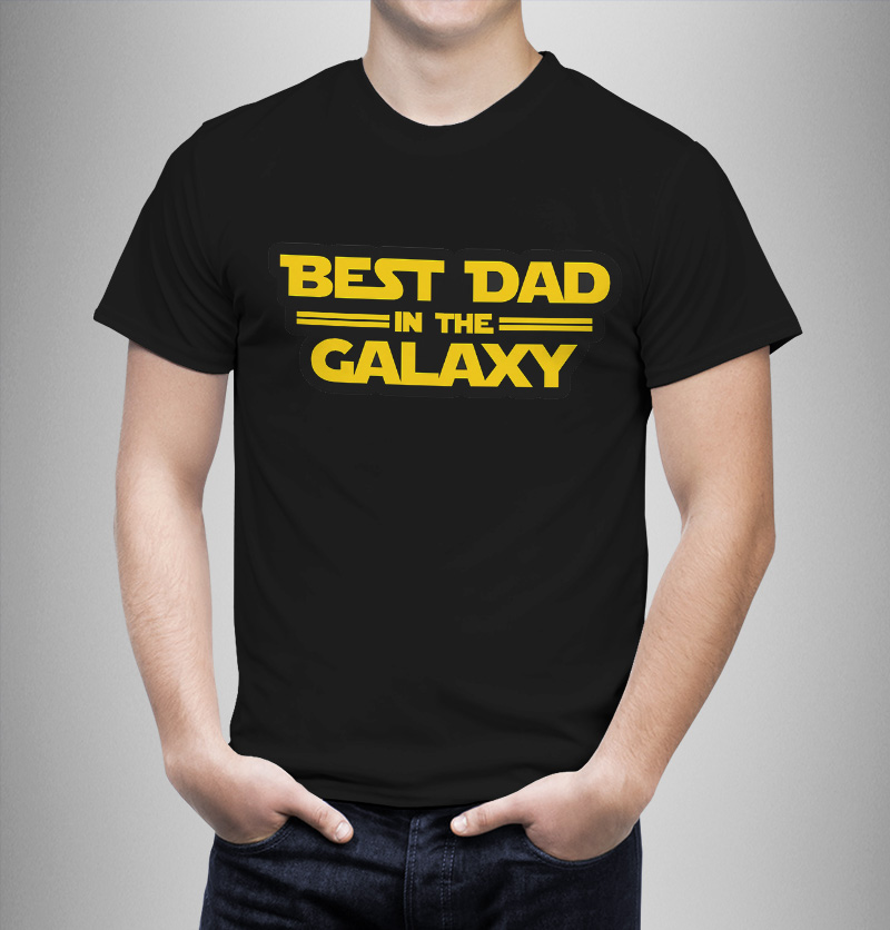 Μπλουζάκι με στάμπα/Starwars dad