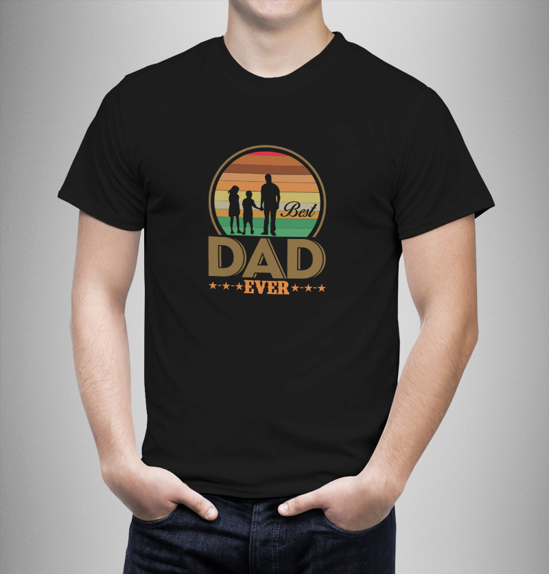Μπλουζάκι με στάμπα/Best dad ever