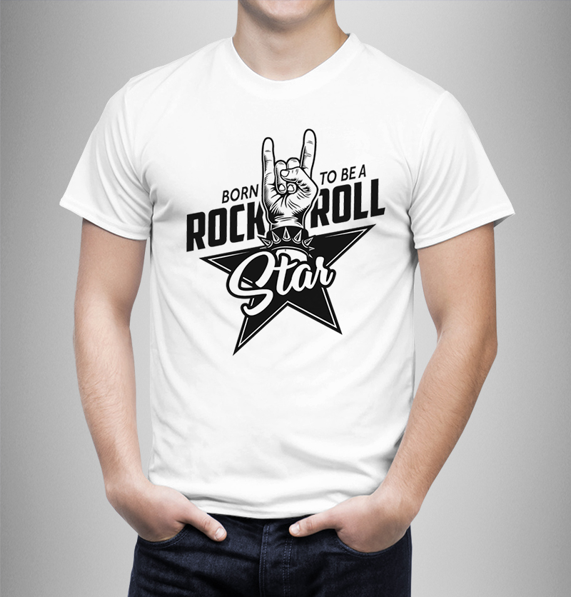 Μπλουζάκι με στάμπα/Rockn’Roll star
