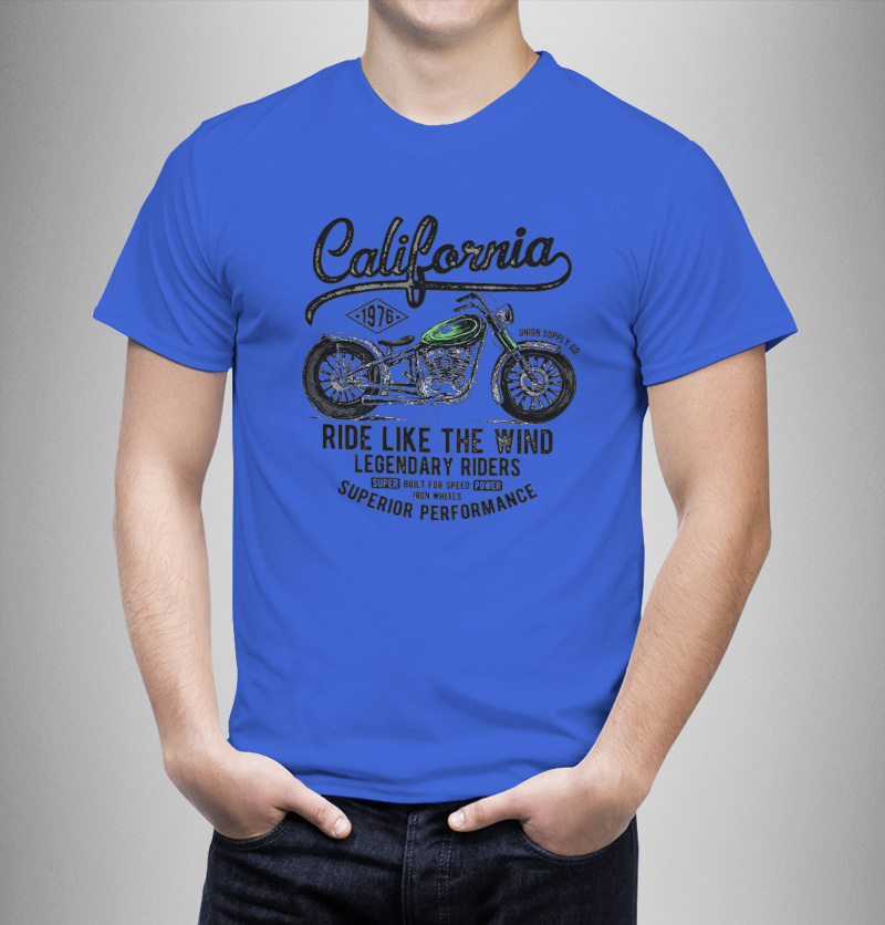 Μπλουζάκι με στάμπα/California ride