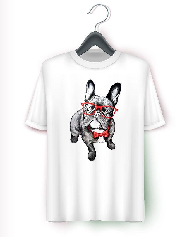 Παιδικό μπλουζάκι/French Bulldog glasses