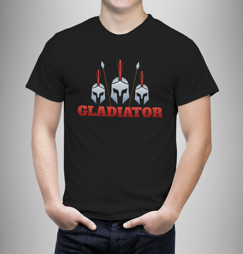 Μπλουζάκι με στάμπα/Gladiator-Μονομάχος