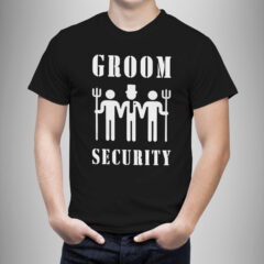 Μπλουζάκι με στάμπα/Groom security, t-shirt for bachelor party ,grooms,wedding,celebration,humour. μπλουζάκι με τύπωμα,για μπάτσελορ πάρτυ,χιουμοριστικό,γάμος,γαμπρός,μαύρο μπλουζάκι με στάμπα,μπλουζάκι κοντομάνικο,μπλουζάκι με σχέδιο,t-shirt με σχέδιο,ανδρικό t-shirt,βαμβακερό μπλουζάκι.