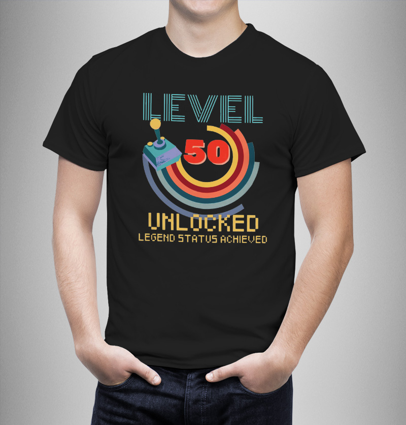 Μπλουζάκι με στάμπα/Level 50