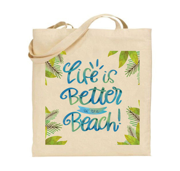 Τσάντα tote/Beach life