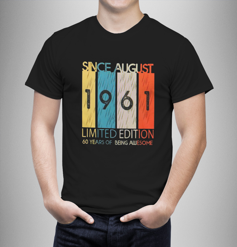 Μπλουζάκι με στάμπα/”Limited edition1961”