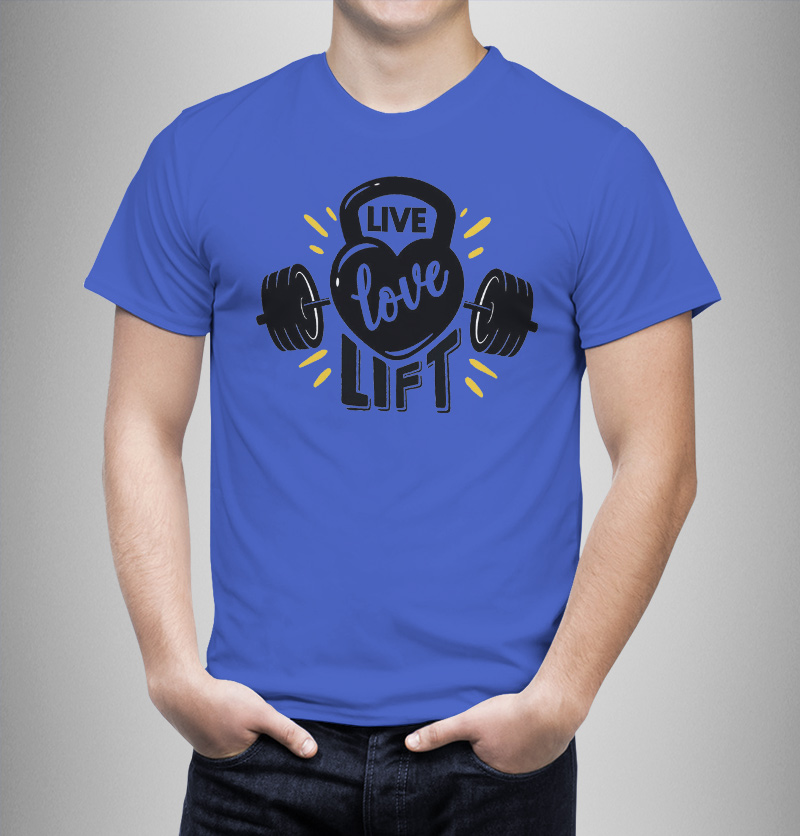 Μπλουζάκι με στάμπα/Love-Lift