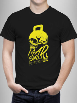 Μπλουζάκι με στάμπα/Mad skull, t-shirt καλοκαιρινό,με στάμπα skull,fitness,sports,μαύρο μπλουζάκι με στάμπα,μπλουζάκι κοντομάνικο,μπλουζάκι με σχέδιο,t-shirt με σχέδιο,ανδρικό t-shirt,βαμβακερό μπλουζάκι.