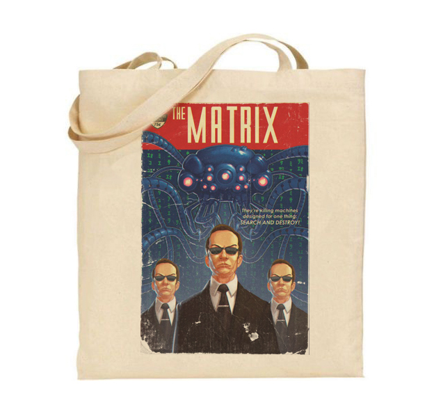 Τσάντα tote/Matrix poster