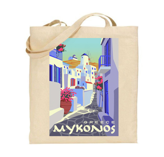 Τσάντα tote/Mykonos
