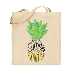 Τσάντα tote/Summer pineapple, summertime pineapple print, υφασμάτινη τσάντα με τύπωμα ανανάς,καλοκαίρι,Υφασμάτινες τσάντες με σχέδιο,βαμβακερές,tote bags,cotton bags,τσάντες με τύπωμα,στάμπα.