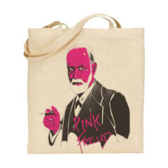 Τσάντα tote/Pink freud, pink freud meme , υφασμάτινη τσάντα,με σχέδιο ,φρόυντ,ρόζ,Υφασμάτινες τσάντες με σχέδιο,βαμβακερές,tote bags,cotton bags,τσάντες με τύπωμα,στάμπα.