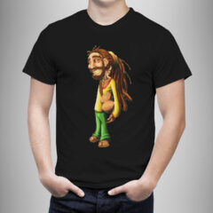 Μπλουζάκι με στάμπα/Rasta man, t-shirt με τύπωμα ,ράστα,μαλλιά,αστείο,μαύρο μπλουζάκι με στάμπα,μπλουζάκι κοντομάνικο,μπλουζάκι με σχέδιο,t-shirt με σχέδιο,ανδρικό t-shirt,βαμβακερό μπλουζάκι.