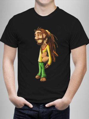 Μπλουζάκι με στάμπα/Rasta man, t-shirt με τύπωμα ,ράστα,μαλλιά,αστείο,μαύρο μπλουζάκι με στάμπα,μπλουζάκι κοντομάνικο,μπλουζάκι με σχέδιο,t-shirt με σχέδιο,ανδρικό t-shirt,βαμβακερό μπλουζάκι.