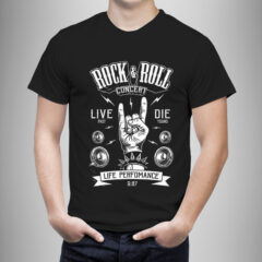 Μπλουζάκι με στάμπα/Rock οn, black t-shirt for men, rock and roll.music style μουσική,μπλουζάκι,ρόκ,μαύρο μπλουζάκι με στάμπα,μπλουζάκι κοντομάνικο,μπλουζάκι με σχέδιο,t-shirt με σχέδιο,ανδρικό t-shirt,βαμβακερό μπλουζάκι.