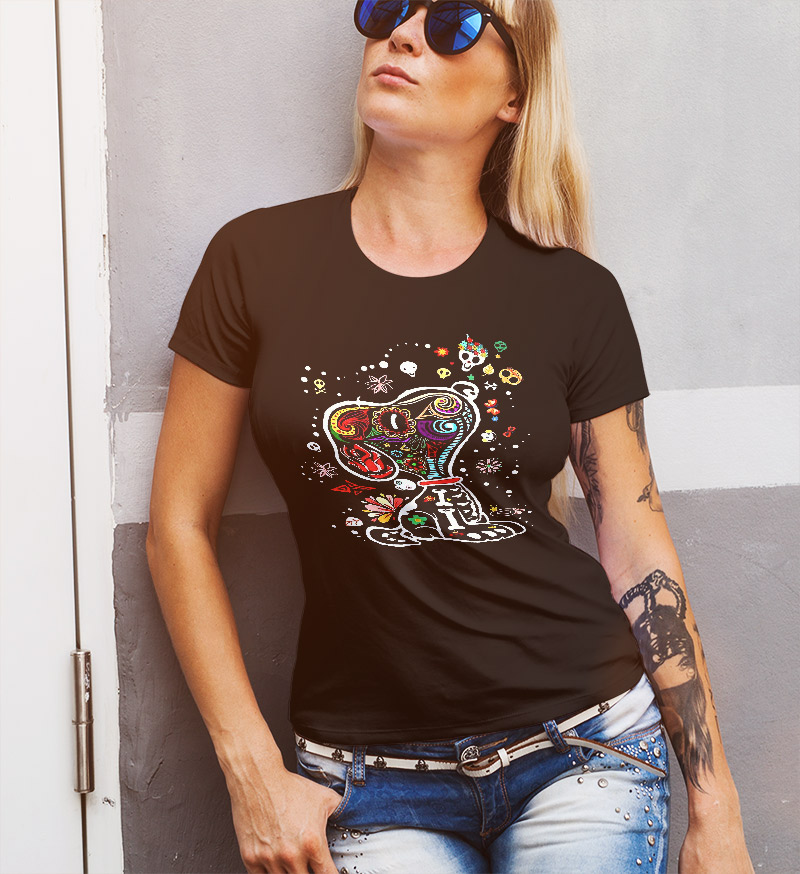 Γυναικείο μπλουζάκι με στάμπα/Snoopy mexican
