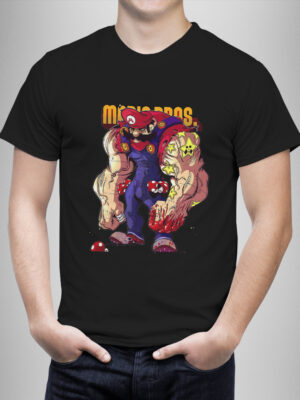 Μπλουζάκι με στάμπα/Mario Supercharged, super mario t-shirt, supercharged,rage. μπλουζάκι κοντομάνικο,με σχέδιο σούπερ μάριο,παιχνίδια. gaming,μαύρο μπλουζάκι με στάμπα,μπλουζάκι κοντομάνικο,μπλουζάκι με σχέδιο,t-shirt με σχέδιο,ανδρικό t-shirt,βαμβακερό μπλουζάκι.