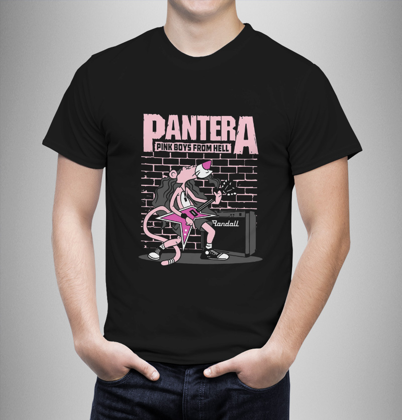 Μπλουζάκι με στάμπα/Pantera