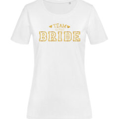 Γυναικείο μπλουζάκι με στάμπα/Gold bride, t-shirt for bachelorette,wedding,pre-wedding party. μπάτσελορ πάρτυ,μπλουζάκια,χρυσά γράματα,τύπωμα, λευκό μπλουζάκι με στάμπα,μπλουζάκι κοντομάνικο,μπλουζάκι με σχέδιο,t-shirt με σχέδιο,ανδρικό t-shirt,βαμβακερό μπλουζάκι.