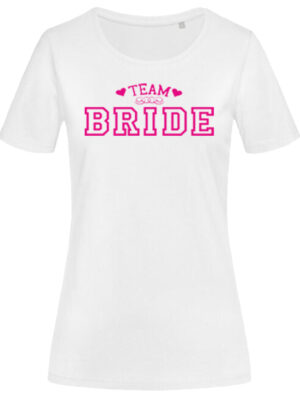 Μπλουζάκι με στάμπα/Team bride, t-shirt for bachelorette,with pink letters,team bride,pre-wedding,wedding,bride. μπλουζάκι με τύπωμα ρόζ για μπάτσελορ πάρτυ,γάμος,νύφες.λευκό μπλουζάκι με στάμπα,μπλουζάκι κοντομάνικο,μπλουζάκι με σχέδιο,t-shirt με σχέδιο,ανδρικό t-shirt,βαμβακερό μπλουζάκι.