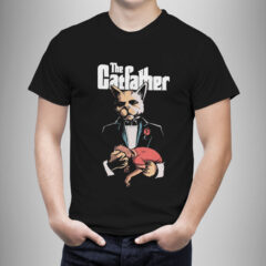 Μπλουζάκι με στάμπα/The Catfather, μπλουζάκι καλοκαιρινό με τύπωμα,χιούμορ,γάτα,μαύρο,the godfather,ο νονός, μπλουζάκι με στάμπα,μπλουζάκι κοντομάνικο,μπλουζάκι με σχέδιο,t-shirt με σχέδιο,ανδρικό t-shirt,βαμβακερό μπλουζάκι.