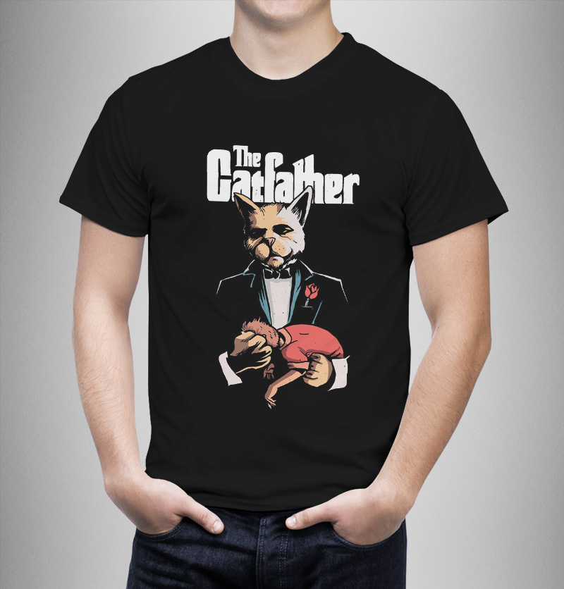 Μπλουζάκι με στάμπα/The Catfather