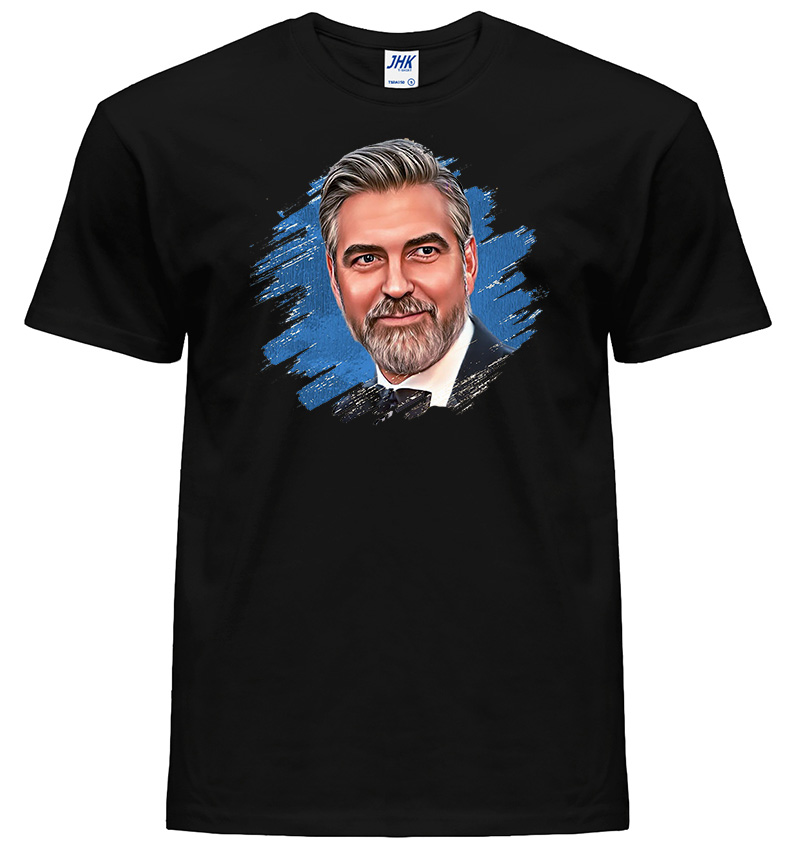 Μπλουζάκι με στάμπα/George Clooney