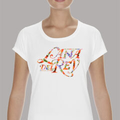 Γυναικείο μπλουζάκι με στάμπα/Lana del rey, woman's t-shirt ,with digital print,floral,Lana del rey,music. μπλουζάκι με σχέδιο,μουσική,Λάνα ντελ ρέι,λευκό μπλουζάκι με στάμπα,μπλουζάκι κοντομάνικο,μπλουζάκι με σχέδιο,t-shirt με σχέδιο,ανδρικό t-shirt,βαμβακερό μπλουζάκι.