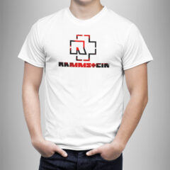 Μπλουζάκι με στάμπα/Rammstein, Rammstein,t-shirt print,black-red,text effect,μουσική,ροκ,μπάντα,συγκρότημα,λευκό μπλουζάκι με στάμπα,μπλουζάκι κοντομάνικο,μπλουζάκι με σχέδιο,t-shirt με σχέδιο,ανδρικό t-shirt,βαμβακερό μπλουζάκι.