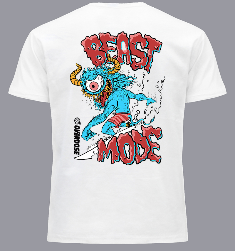 Μπλουζάκι με στάμπα/Beast mode