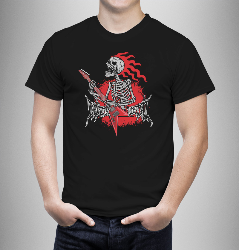 Μπλουζάκι με στάμπα/Death metal