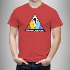 Μπλουζάκι με στάμπα/Imagine Dragons, μπλουζάκι με τύπωμα,συγκρότημα,μουσική,στάμπα,Imagine dragons,κόκκινο μπλουζάκι με στάμπα,μπλουζάκι κοντομάνικο,μπλουζάκι με σχέδιο,t-shirt με σχέδιο,ανδρικό t-shirt,βαμβακερό μπλουζάκι.
