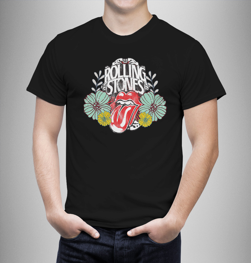 Μπλουζάκι με στάμπα/Rolling stones