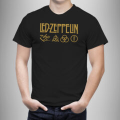 Μπλουζάκι με στάμπα/Led Zeppelin, Μπλουζάκι με τύπωμα,μουσικό συγκρότημα,ροκ,μαύρο μπλουζάκι με στάμπα,μπλουζάκι κοντομάνικο,μπλουζάκι με σχέδιο,t-shirt με σχέδιο,ανδρικό t-shirt,βαμβακερό μπλουζάκι.